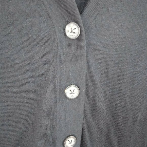 Banana Republic Pet M Black Silk Cotton Cashmere - Picture 4 of 4